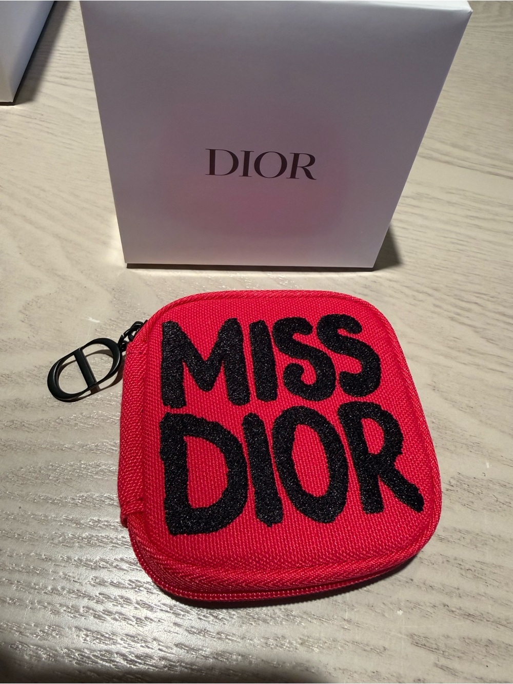Miss Dior sample zip pouch